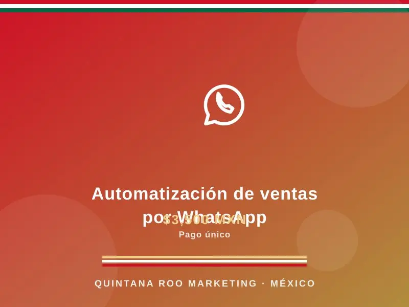 Automatización de ventas por WhatsApp