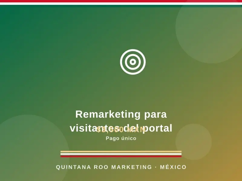 Remarketing para visitantes del portal