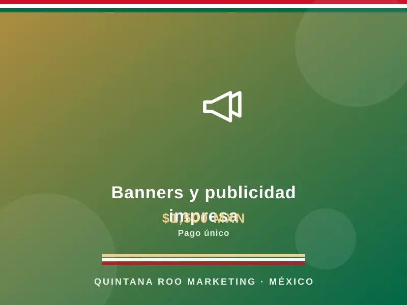 Banners y publicidad impresa