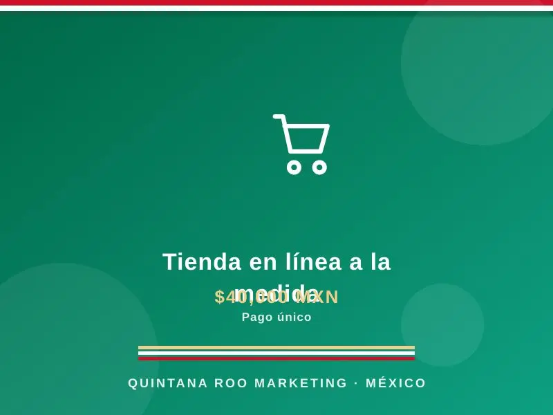 Tienda en línea a la medida