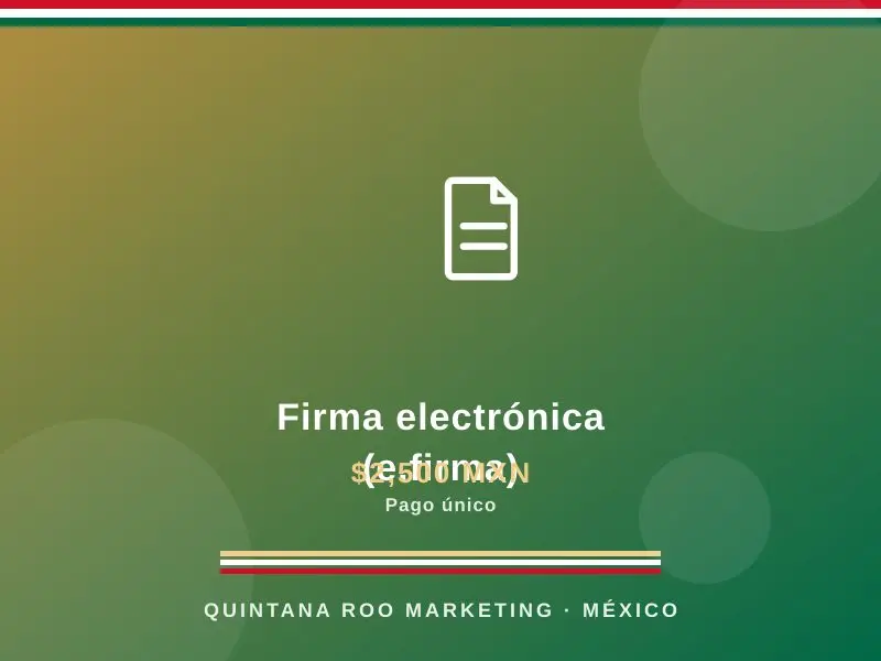 Firma electrónica (e.firma)