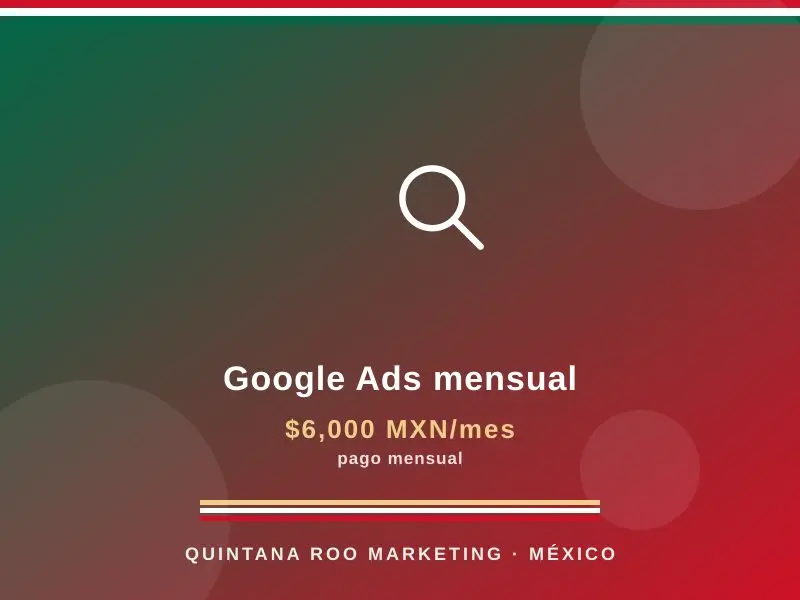 Google Ads mensual
