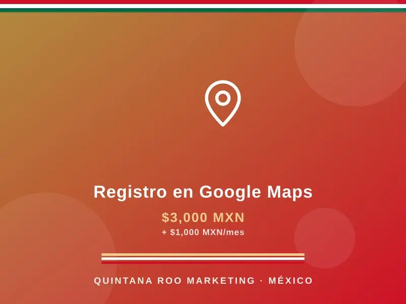 Registro en Google Maps