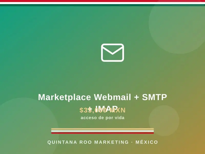 Marketplace Webmail + SMTP + IMAP