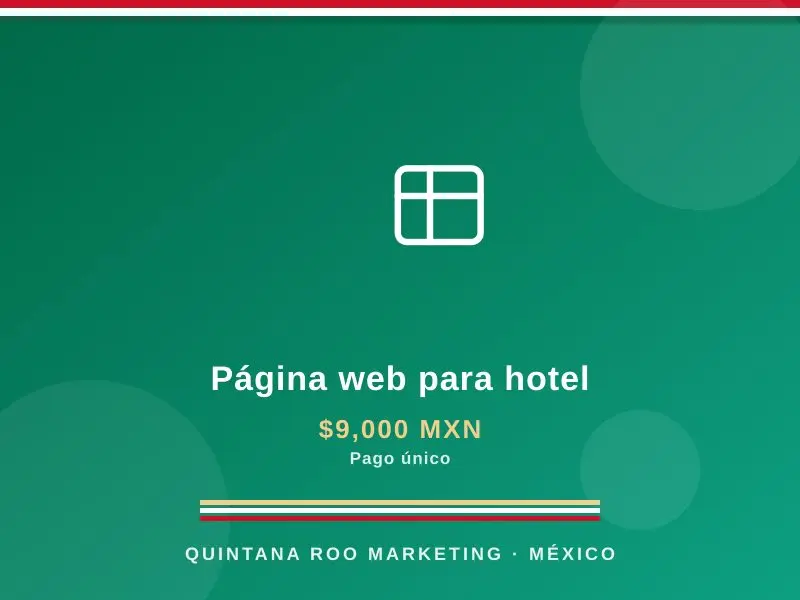 Página web para hotel
