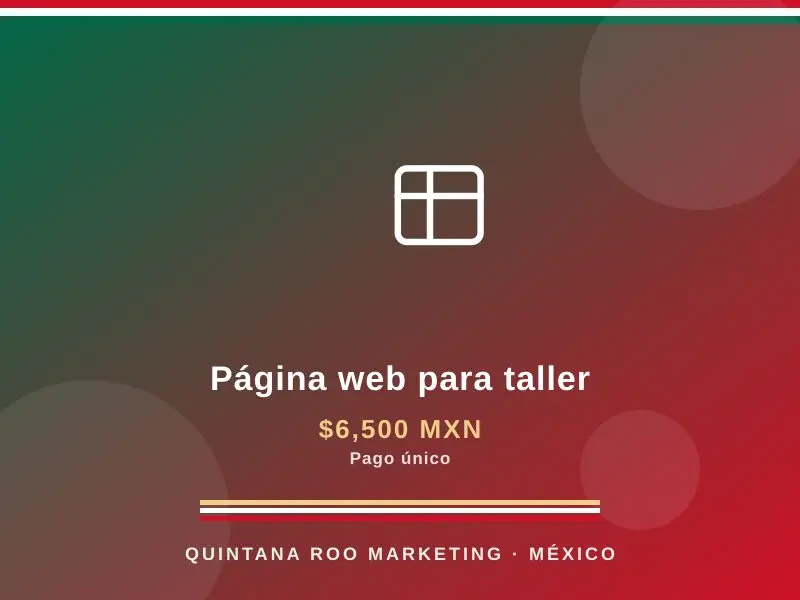 Página web para taller