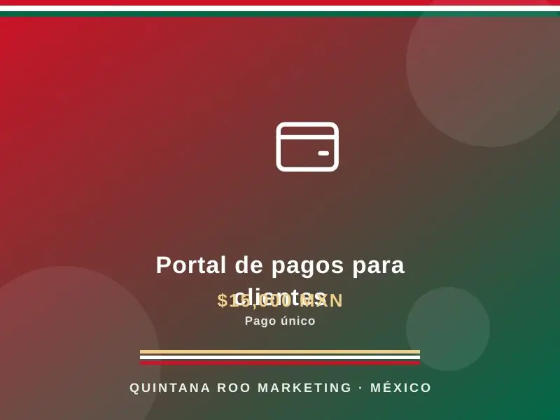 Portal de pagos para clientes