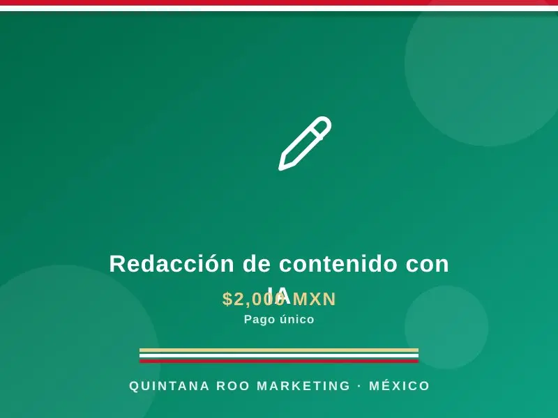 Redacción de contenido con IA
