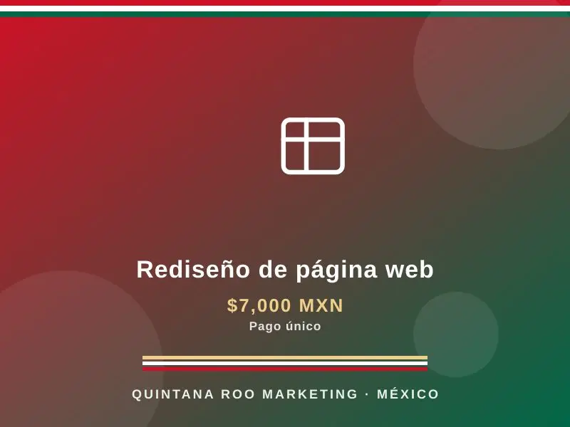 Rediseño de página web