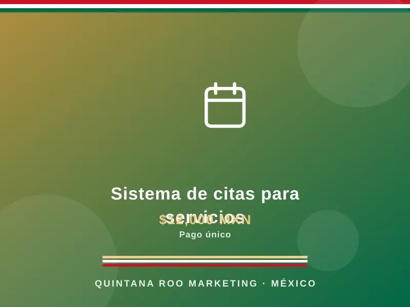 Sistema de citas para servicios