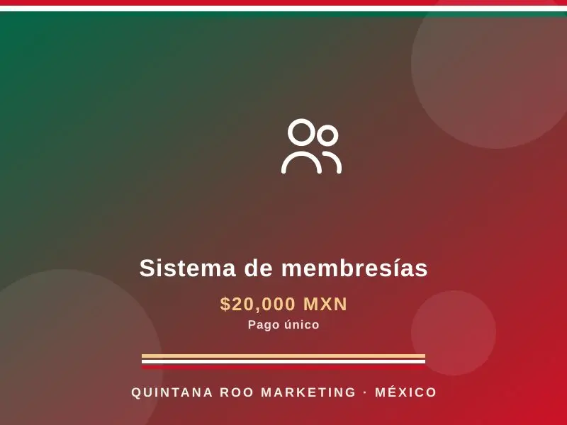 Sistema de membresías