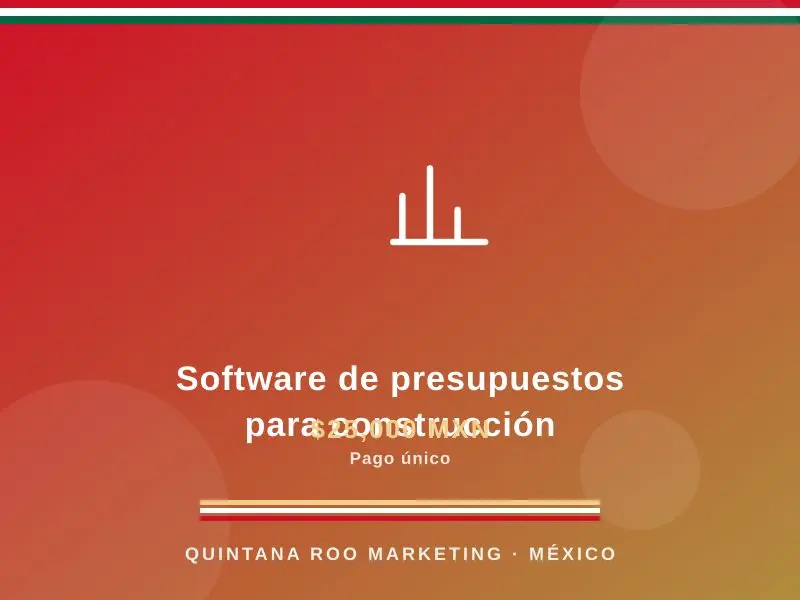 Software de presupuestos para construcción