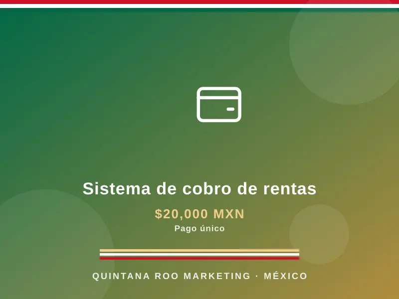 Sistema de cobro de rentas