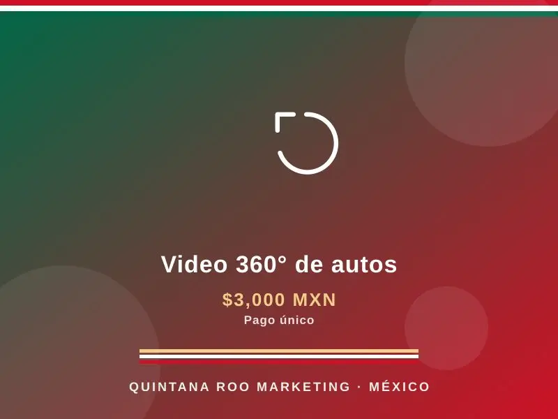 Video 360° de autos