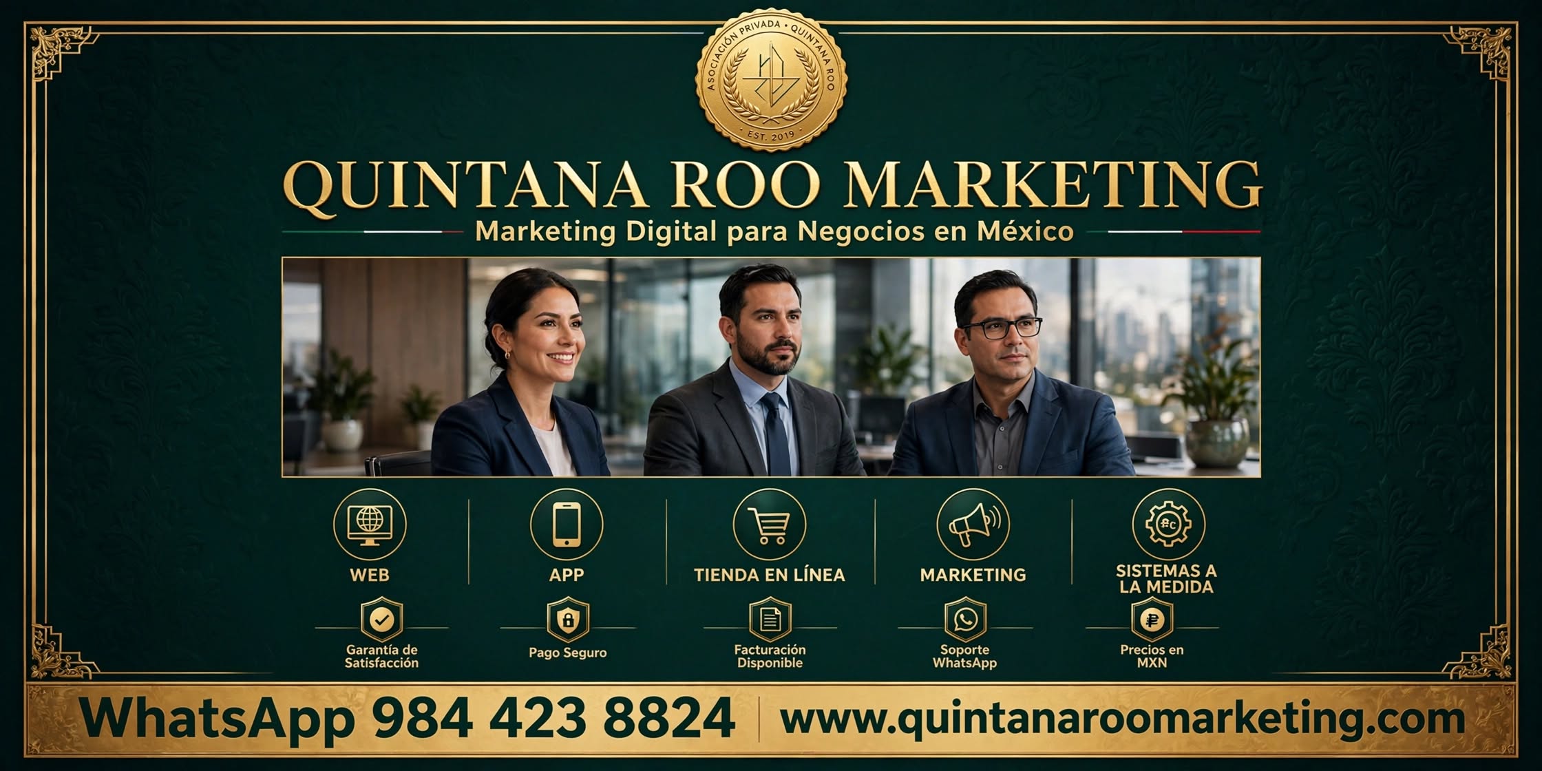 QUINTANA ROO MARKETING — anuncio corporativo